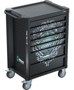 Atslēdznieka ratiņi Wera 9800 Tool Rebel Darbagaldi un darbnīcu mēbeles 