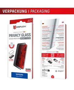 Samsung Galaxy S26 FE Privacy Glass By Displex Transparent Ekrānu aizsardzība
