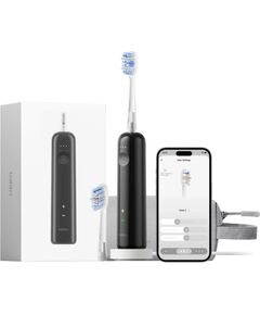 Szczoteczka Laifen Soniczna Szczoteczka do Zębów Wave Pro ABS IPX8 SMART 70 dni Czarna Elektriskās zobu birstes, irigatori