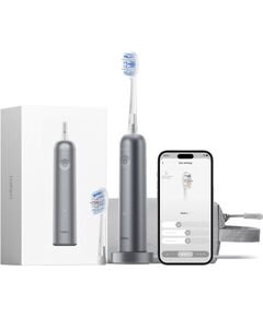 Szczoteczka Laifen Soniczna Szczoteczka do Zębów Wave Pro Aluminium IPX8 SMART Szara Elektriskās zobu birstes, irigatori