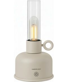 Forever Light FLR-05 Vintage LED petrolejas stila lampa krēmkrāsas Biroja galda lampas