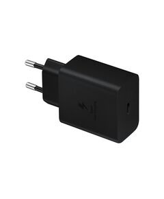 Samsung EP-T4510 45W GaN USB-C atrs ladetajs ar vadu 1.8m TypeC - TypeC melns (Atv. iepak.) Зарядные устройства