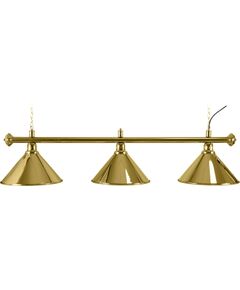Dynamic Billiards Elegance 3 Brass biljarda Iekaramā virsgalda gaisma Бильярдное оборудование