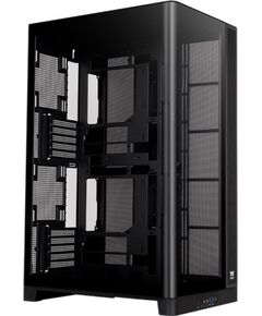 Thermaltake CAPO X Black (black, dual system case, panoramic glass) Datoru korpusi