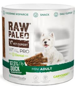 VetExpert Raw Paleo Vital Pro dental duck mini 100g Suņu barība