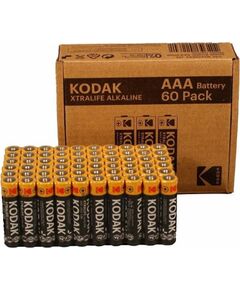 Kodak XTRALIFE AAA LR3 alkaline batteries, 60-pack Baterijas un akumulatori
