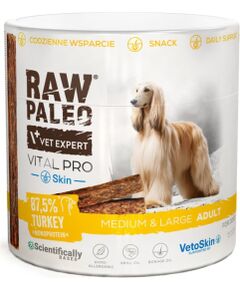 VetExpert Raw Paleo Vital Pro skin &coat turkey medium large 100g Suņu barība