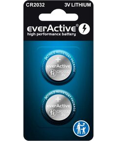 Lithium batteries everActive CR2032 - blister 2 pcs Батарейки, аккумуляторы