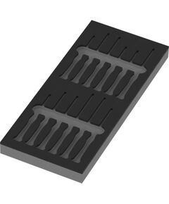 Instrumentu ieliktnis Wera 9816; 392x172x30 mm Instrumentu kastes