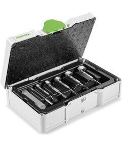 Mēbeļu caurumu urbšanas komplekts Festool SYS3 S 76-FB CE-SORT/5; 15-35 mm; 5 gab. Piederumi urbjiem
