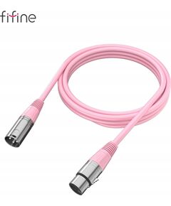 Fifine Kabel mikrofonowy Fifine L9CP XLR 1,8 m, różowy Jaunumi - Audio-Video
