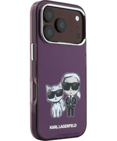 Karl Lagerfeld Apple  iPhone 18 Pro HC MagSafe IML KC Bodies Sketch Print Burgundy Чехлы - альтернативные