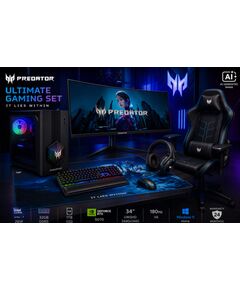 Acer Predator Ultimate Gaming Set Orion 3000 + X34 V3 + PGC371 + Aethon 700 + Galea 550 + Cestus 333 + PMP470 Desktop Set Tower In Acer Personālie datori