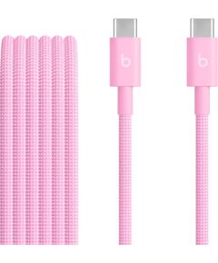 Apple USB-C to USB-C Woven Cable (1.5m) - Power Pink Apple Data USB kabeļi