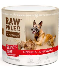 VetExpert Raw Paleo Olympic beef medium large 90g Suņu barība