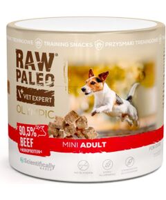 VetExpert Raw Paleo Olympic beef mini 90g Suņu barība