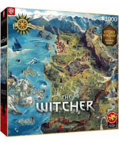 Cenega Publishing Puzzle Good Loot: The Witcher - The Northern Realms Map, 1000 elementów Puzles
