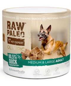 VetExpert Raw Paleo Olympic duck medium large 90g Suņu barība