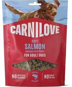 CARNILOVE Soft Salmon with thyme - dog treat - 200g Suņu barība