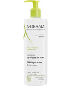 A-derma 72H Hydration Body Lotion - Hydratační tělové mléko 400ml Jaunumi - Smaržas