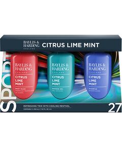 Baylis & Harding Men Refreshong Trio for Hair & Body ( Citrus, Lime & Mint ) - Dárková sada péče o tělo a vlasy ( 3 ks ) Духи и косметика