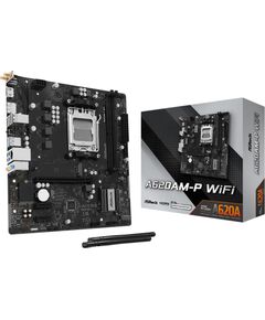 Mainboard ASROCK AMD A620A Socket AM5 micro ATX RAM DDR5-SDRAM 2xSlots Wi-Fi Yes Bluetooth Yes 1xNumber of M.2 (M) slots A620AM-PWIFI Mātes plates