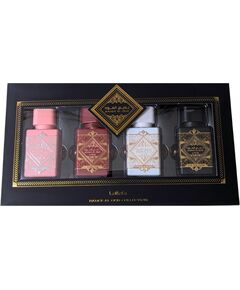 Lattafa Set Lattafa: Bade'e Al Oud Oud For Glory, Eau De Parfum,  25 ml + Bade'e Al Oud Honor & Glory, Eau De Parfum,  25 ml + Bade'e Al Oud Sublime, Eau De Parfum,  25 ml + Bade'e Al Oud Noble Blush, Eau De Parfum,, 25 ml Jaunumi - Datori