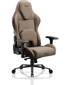 Krzesło biurowe Diablo Chairs Fotel gamingowy materiałowy szary, Normal Size: Diablo X.One Prime Elephant Grey Jaunumi, mēbeles, māja