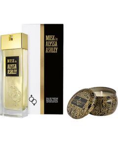 Alyssa Ashley SET Musk Eau De Parfum Unisex 100 ml + Musk Scented Candle 110 g Jaunumi - Datori