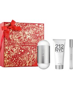 SET Carolina Herrera 212 Eau De Toilette 100 ml + 212 Eau De Toilette  10 ml + 212 Moisturising Body Lotion 100 ml Jaunumi - Datori