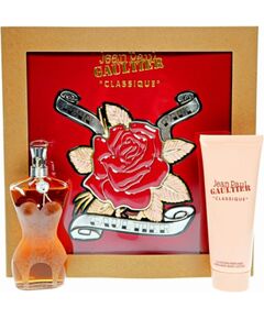 Jean Paul Gaultier Set : Classique, Eau De Parfum, 50 ml + Classique, Hydrating, Body Lotion, 75 ml For Women Jaunumi - Datori