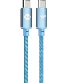 Forever Vibe C2G Kabelis USB-C uz USB-C 1m Data USB kabeļi