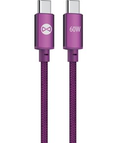 Forever Vibe C2G Kabelis USB-C uz USB-C 1m Data USB kabeļi