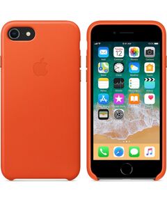 Apple   iPhone 7/8/SE2020/SE2022 Leather Case MRG82ZM/A Bright Orange Neoriģinālie Maciņi