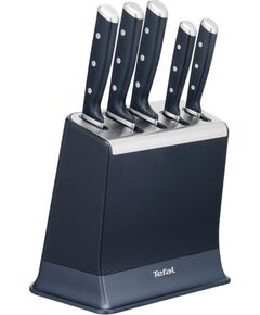 Tefal EverSharp, 5-piece set, stainless steel - Knife set & block Citi trauki