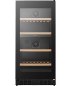 Hisense, 108 bottles, height 127 cm, black - Wine cooler Крупная бытовая техника