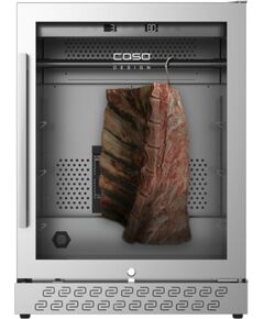 Caso DryAged Master 125 L 83cm melna/nerūsējošā tērauda Nogatavināšanas skapis Ledusskapji