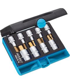 Galviņu komplekts ar Hex uzgaļiem Hazet 986/9N; 1/2''; 9 gab. Mehāniskie instrumenti