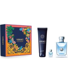Versace Men's Pour Homme Gift Set Fragrances Eau De Toilette 100ml + Eau de Toilette 5ml + Shower Gel 150ml Новинки Компьютерная техника