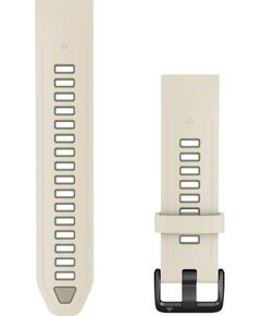 Garmin watch strap QuickFit 20mm fenix 9 Pro, cream/french grey Smart-Watch aksesuāri