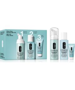 Clinique CLINIQUE SET (ANTI-BLEMISH SOLUTIONS CLEANSING FOAM 50 ML + ANTI-BLEMISH SOLUTIONS CLARIFYING LOTION 60 ML + ANTI-BLEMISH SOLUTIONS  ALL OVER CLEARING TREATMENT 15 ML) Jaunumi - Smaržas
