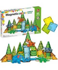 Trifox Klocki magnetyczne dżungla 65el EDUKAMP (5901353691561) Конструкторы