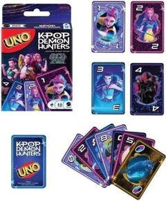 Mattel UNO KPop Demon Hunters Gra karciana (0194735428175) Galda spēles