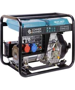 Könner & Söhnen KS8100HDE HEAVY DUTY dīzeļģenerators 6,5 kW Ģeneratori 