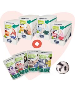 ANIMAL ISLAND Love Box Rosół mix smaków 48szt + zabawka Barība