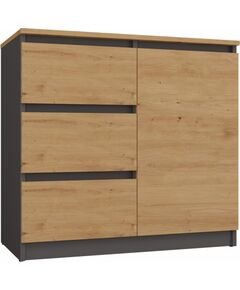 Top E Shop Topeshop 1D3S ANT/ART BA KPL chest of drawers Новинки Для дома и сада 