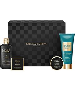 Baylis & Harding Men Shower Gift Box ( Black Pepper & Ginseng ) - Dárková sada péče o tělo ( 4 ks ) Духи и косметика