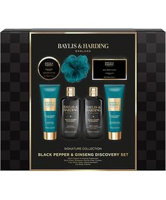 Baylis & Harding Men Gift Collection ( Black Pepper & Ginseng ) - Dárková sada péče o tělo ( 7 ks ) Духи и косметика