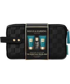 Baylis & Harding Men Shower Set with Bag ( Black Pepper & Ginseng ) - Dárková sada péče o tělo v taštičce ( 3 ks ) Духи и косметика
