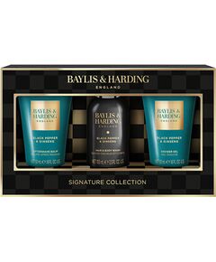 Baylis & Harding Men Shower Mini Set ( Black Pepper & Ginseng ) - Dárková mini sada péče o tělo ( 3 ks ) Духи и косметика